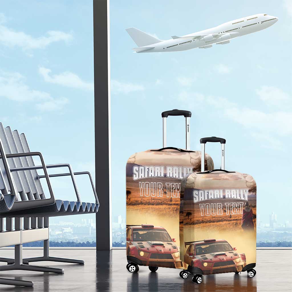 Personalized Kenya Rally Luggage Cover Road To Champions