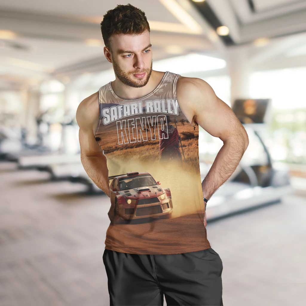 Personalized Kenya Rally Men Tank Top Road To Champions