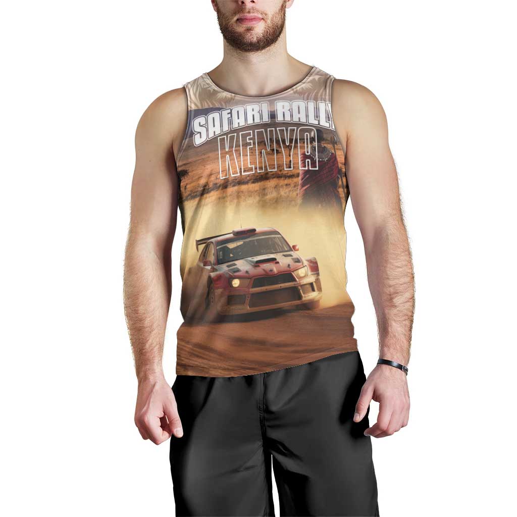 Personalized Kenya Rally Men Tank Top Road To Champions