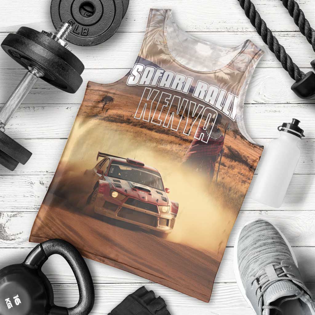 Personalized Kenya Rally Men Tank Top Road To Champions