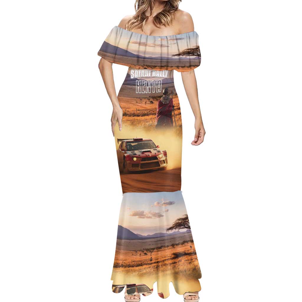 Personalized Kenya Rally Mermaid Dress Road To Champions