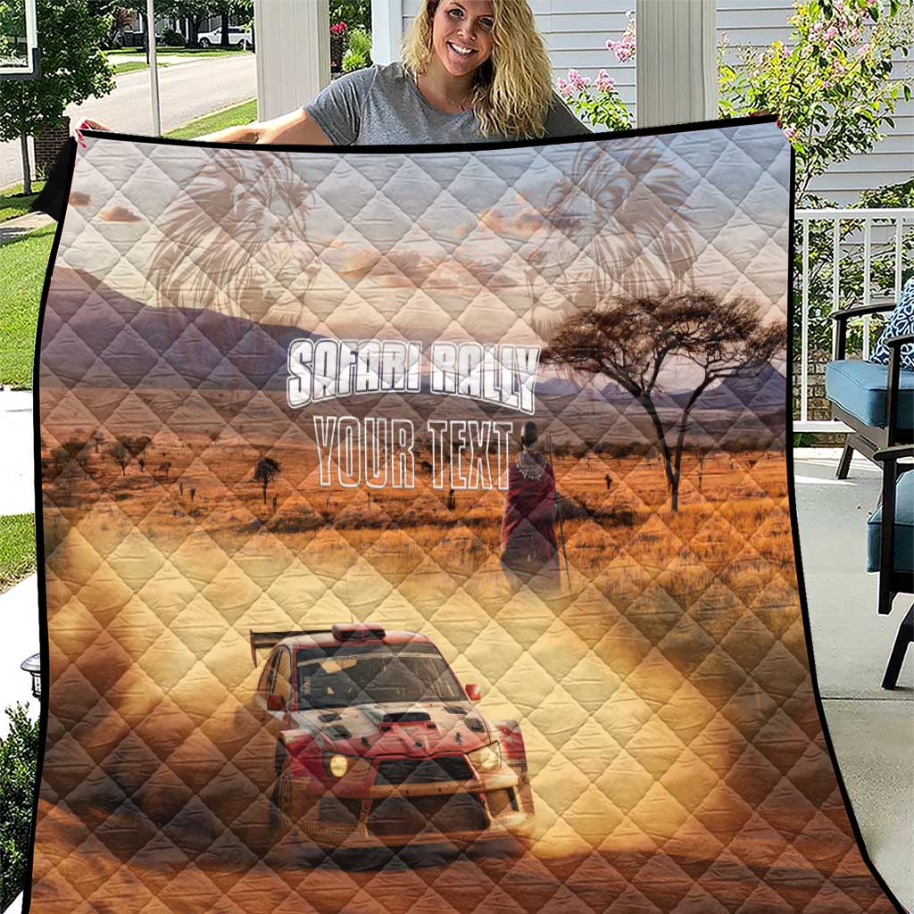 Personalized Kenya Rally Quilt Road To Champions