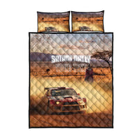 Personalized Kenya Rally Quilt Bed Set Road To Champions
