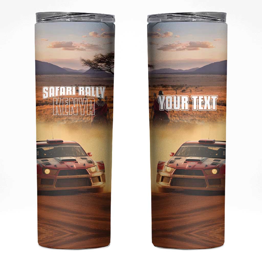 Personalized Kenya Rally Skinny Tumbler Road To Champions