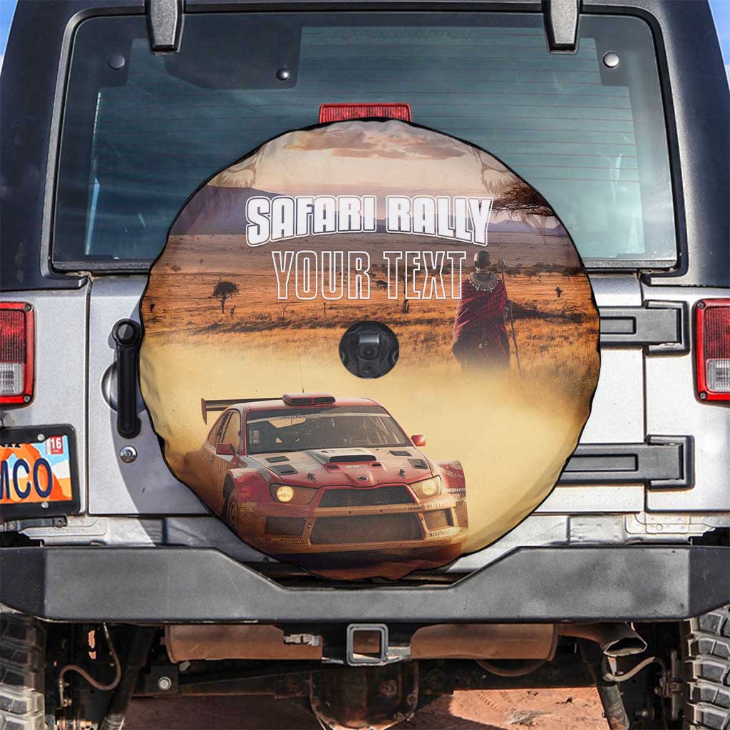 Personalized Kenya Rally Spare Tire Cover Road To Champions