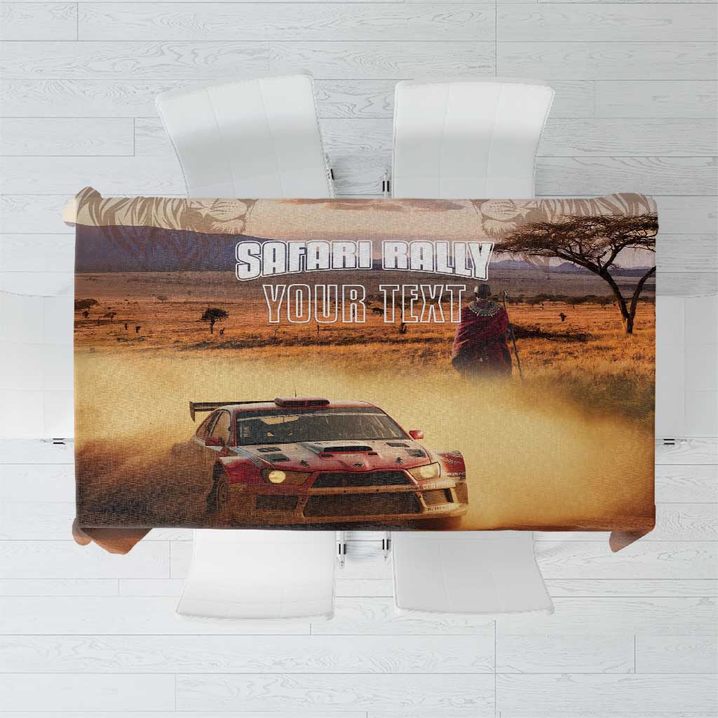 Personalized Kenya Rally Tablecloth Road To Champions