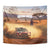 Personalized Kenya Rally Tapestry Road To Champions