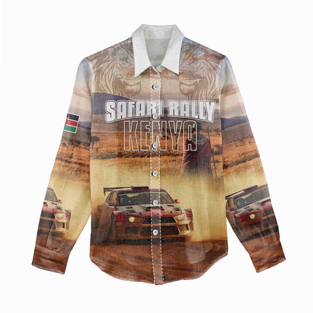 Personalized Kenya Rally Women Casual Shirt Road To Champions