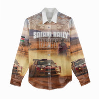 Personalized Kenya Rally Women Casual Shirt Road To Champions