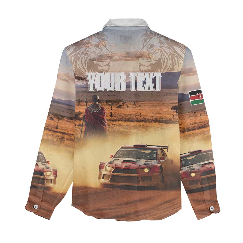 Personalized Kenya Rally Women Casual Shirt Road To Champions