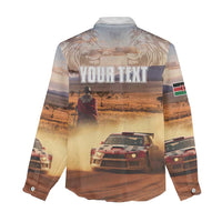 Personalized Kenya Rally Women Casual Shirt Road To Champions