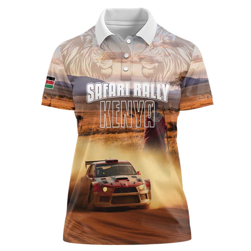 Personalized Kenya Rally Women Polo Shirt Road To Champions