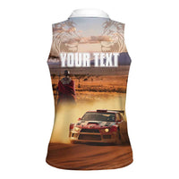 Personalized Kenya Rally Women Sleeveless Polo Shirt Road To Champions