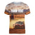 Personalized Kenya Rally Women V-Neck T-Shirt Road To Champions