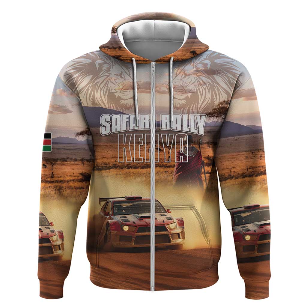 Personalized Kenya Rally Zip Hoodie Road To Champions