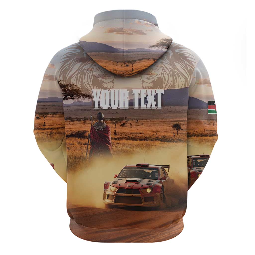 Personalized Kenya Rally Zip Hoodie Road To Champions