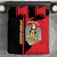 Personalized South Sudan Bedding Set Coat Of Arms - Sporty Style