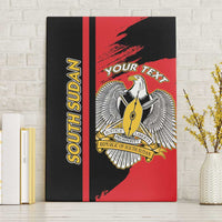 Personalized South Sudan Canvas Wall Art Coat Of Arms - Sporty Style