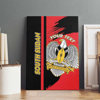 Personalized South Sudan Canvas Wall Art Coat Of Arms - Sporty Style