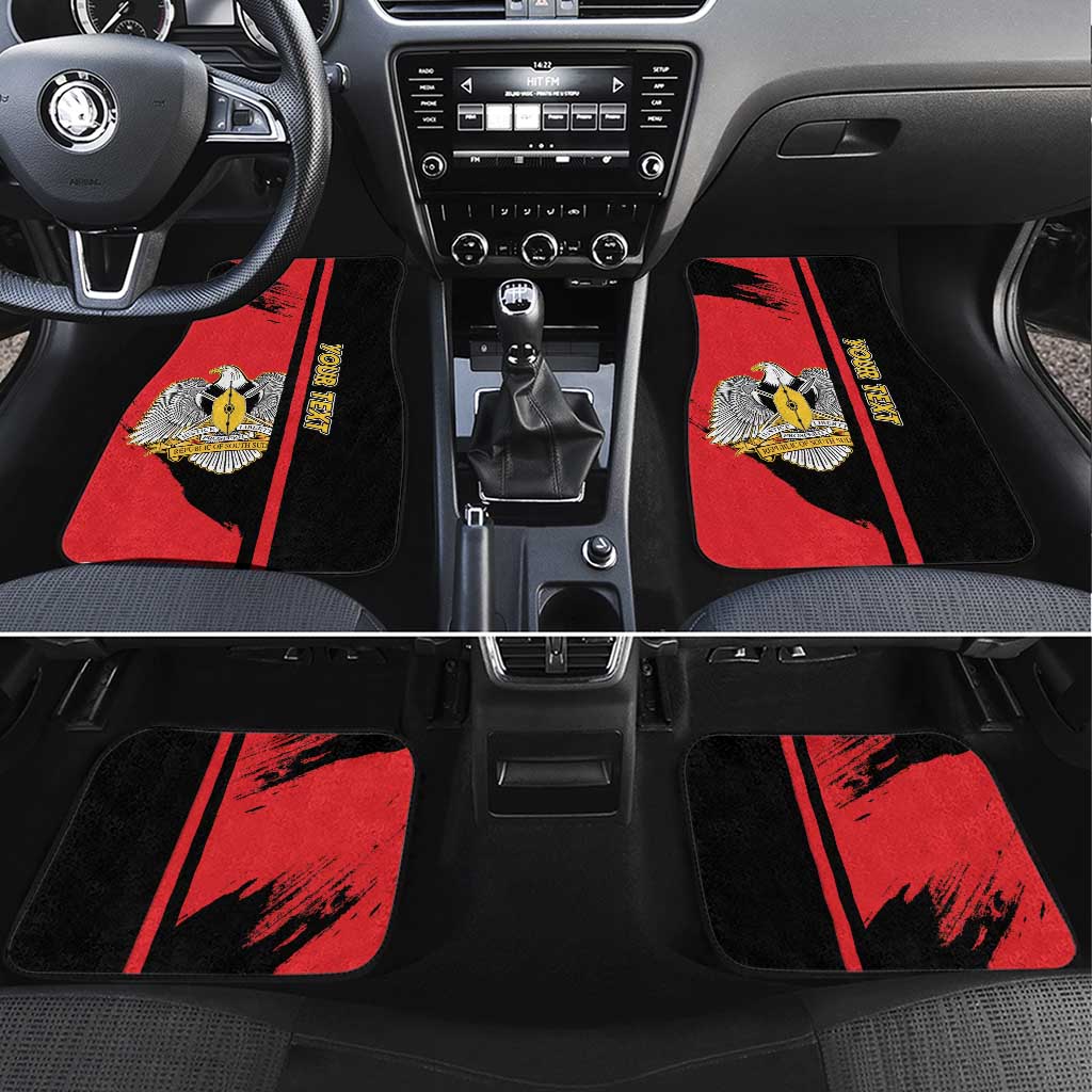 Personalized South Sudan Car Mats Coat Of Arms - Sporty Style