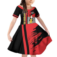 Personalized South Sudan Family Matching Off Shoulder Short Dress and Hawaiian Shirt Coat Of Arms - Sporty Style