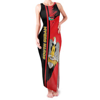 Personalized South Sudan Family Matching Tank Maxi Dress and Hawaiian Shirt Coat Of Arms - Sporty Style