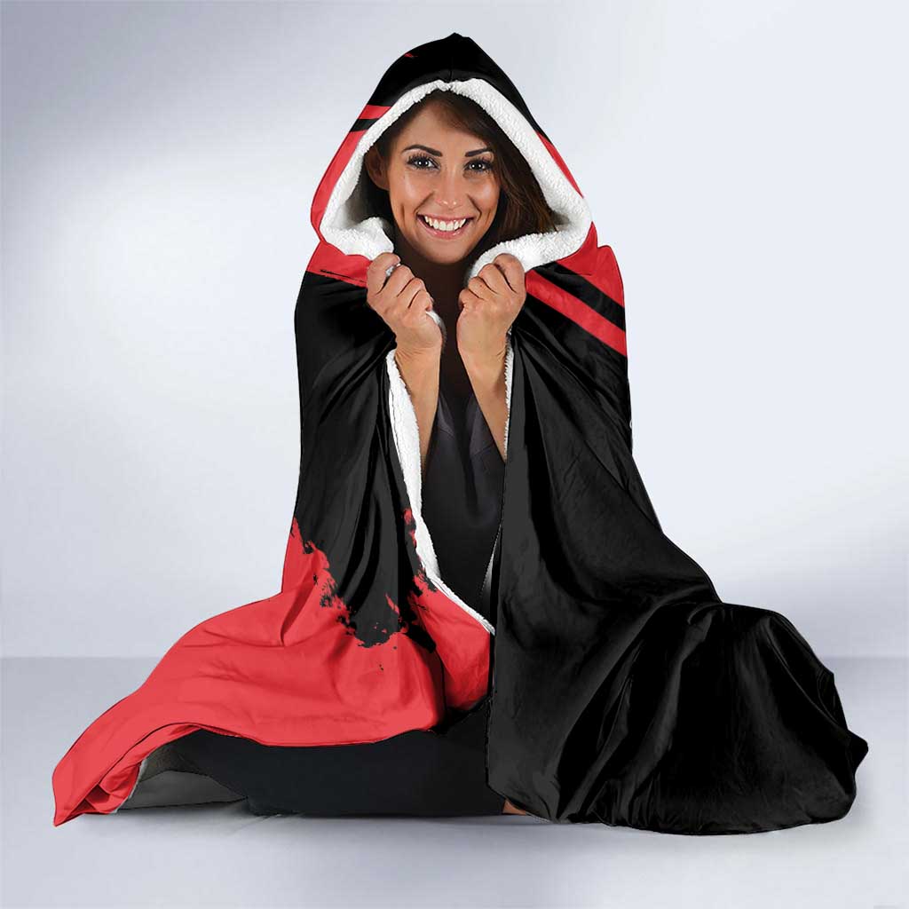 Personalized South Sudan Hooded Blanket Coat Of Arms - Sporty Style