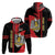Personalized South Sudan Hoodie Coat Of Arms - Sporty Style