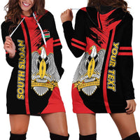 Personalized South Sudan Hoodie Dress Coat Of Arms - Sporty Style