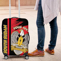 Personalized South Sudan Luggage Cover Coat Of Arms - Sporty Style