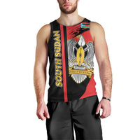 Personalized South Sudan Men Tank Top Coat Of Arms - Sporty Style