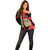 Personalized South Sudan Off Shoulder Sweater Coat Of Arms - Sporty Style