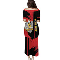Personalized South Sudan Puletasi Coat Of Arms - Sporty Style