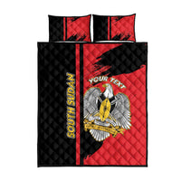 Personalized South Sudan Quilt Bed Set Coat Of Arms - Sporty Style