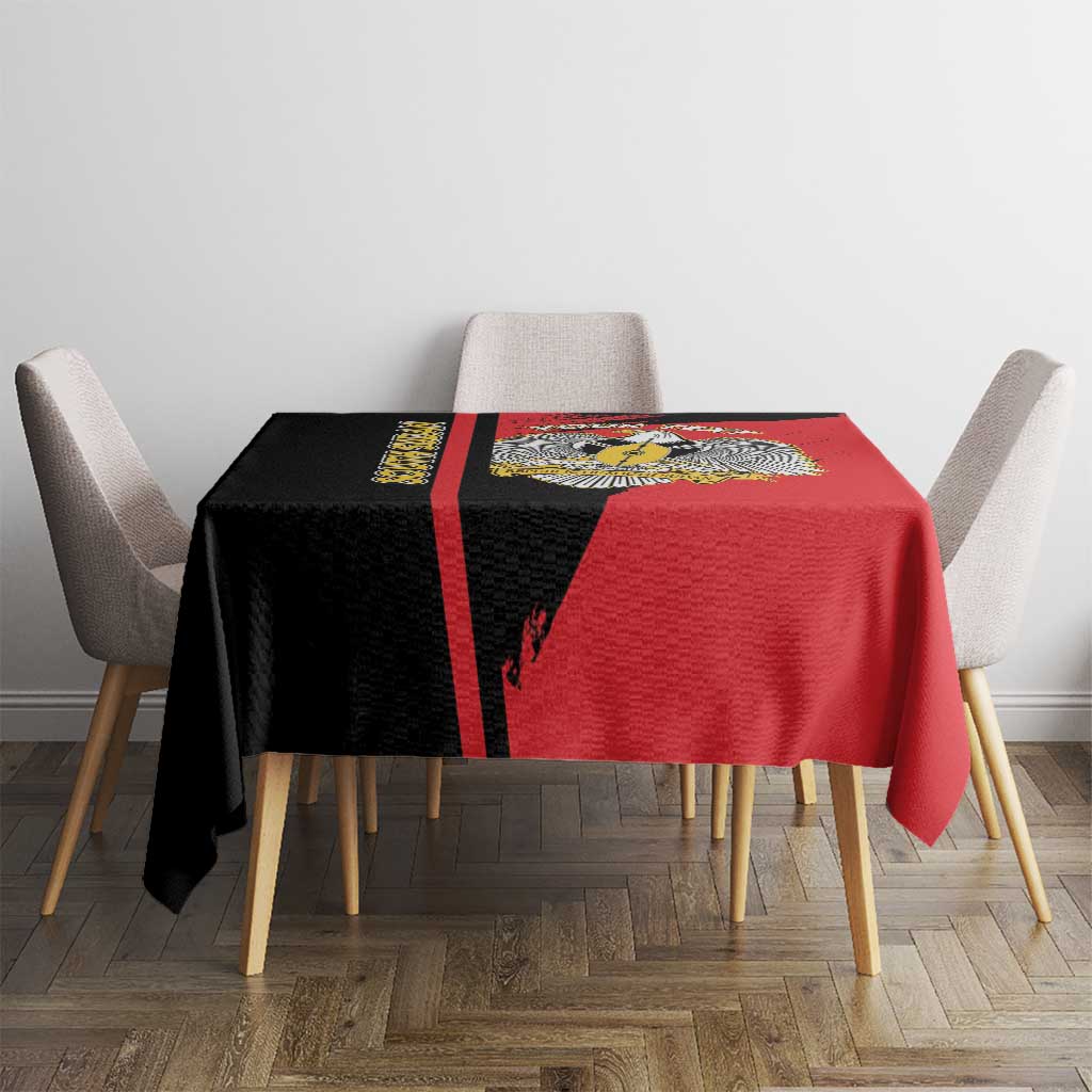 Personalized South Sudan Tablecloth Coat Of Arms - Sporty Style