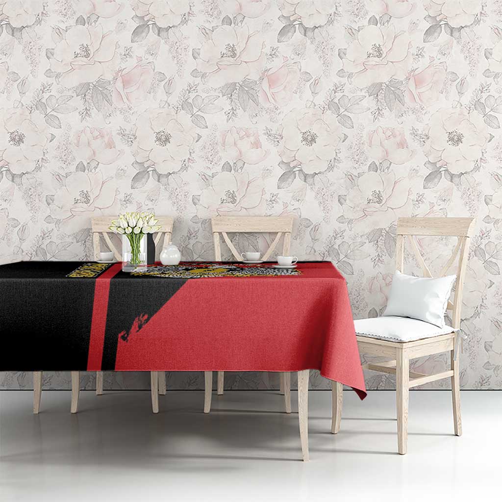 Personalized South Sudan Tablecloth Coat Of Arms - Sporty Style