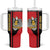 Personalized South Sudan Tumbler With Handle Coat Of Arms - Sporty Style