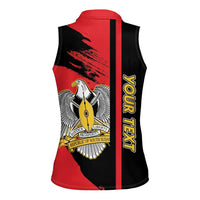 Personalized South Sudan Women Sleeveless Polo Shirt Coat Of Arms - Sporty Style
