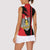 Personalized South Sudan Women Sleeveless Polo Shirt Coat Of Arms - Sporty Style