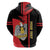 Personalized South Sudan Zip Hoodie Coat Of Arms - Sporty Style