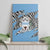 Personalized Botswana Canvas Wall Art Coat Of Arms With Map - African and Zebra Patterns