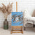 Personalized Botswana Canvas Wall Art Coat Of Arms With Map - African and Zebra Patterns