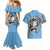 Personalized Botswana Couples Matching Mermaid Dress and Hawaiian Shirt Coat Of Arms With Map - African and Zebra Patterns