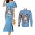 Personalized Botswana Couples Matching Mermaid Dress and Long Sleeve Button Shirt Coat Of Arms With Map - African and Zebra Patterns