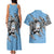 Personalized Botswana Couples Matching Tank Maxi Dress and Hawaiian Shirt Coat Of Arms With Map - African and Zebra Patterns