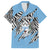 Personalized Botswana Family Matching Off Shoulder Maxi Dress and Hawaiian Shirt Coat Of Arms With Map - African and Zebra Patterns