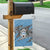 Personalized Botswana Garden Flag Coat Of Arms With Map - African and Zebra Patterns