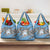 Personalized Botswana Grocery Bag Coat Of Arms With Map - African and Zebra Patterns
