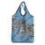 Personalized Botswana Grocery Bag Coat Of Arms With Map - African and Zebra Patterns