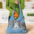 Personalized Botswana Grocery Bag Coat Of Arms With Map - African and Zebra Patterns